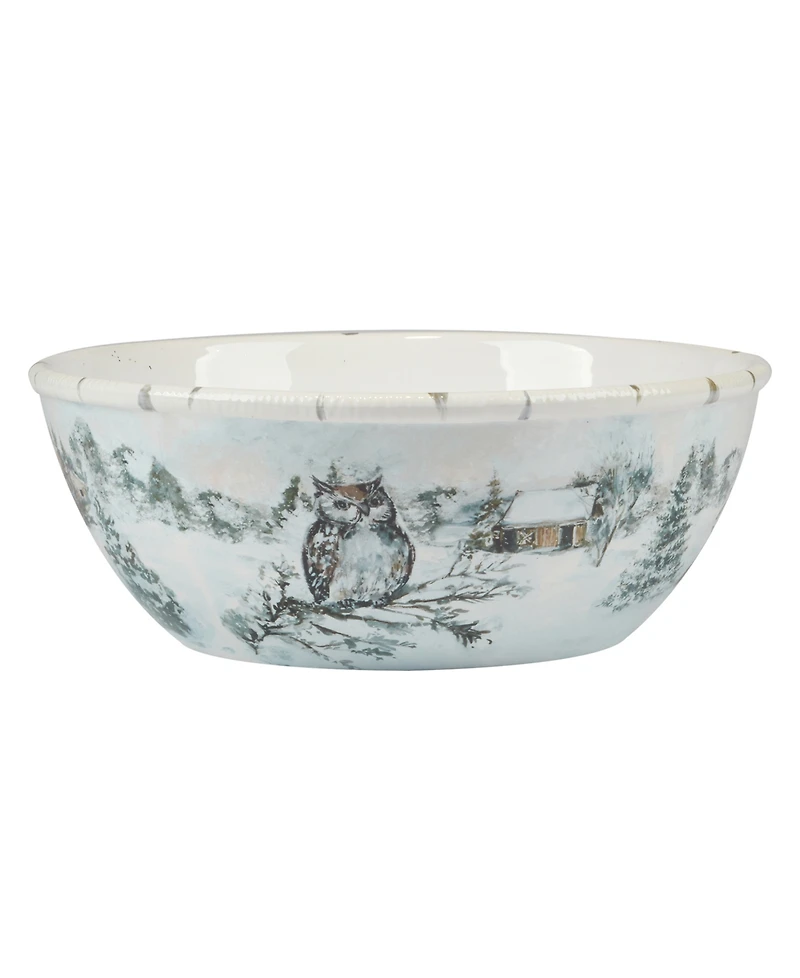 Certified International Winter's Frost Large Bowl