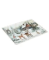 Certified International Winter's Frost Large Rectangular Platter