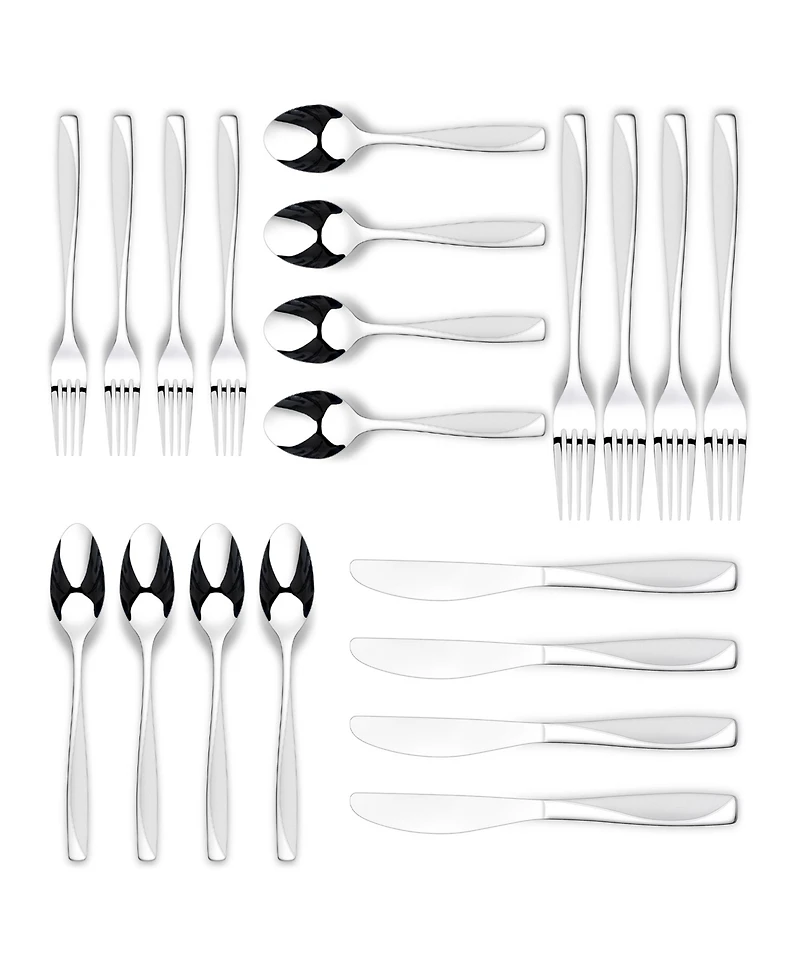 Ornative Cian Sand 20 Piece Flatware Set, Service for 4