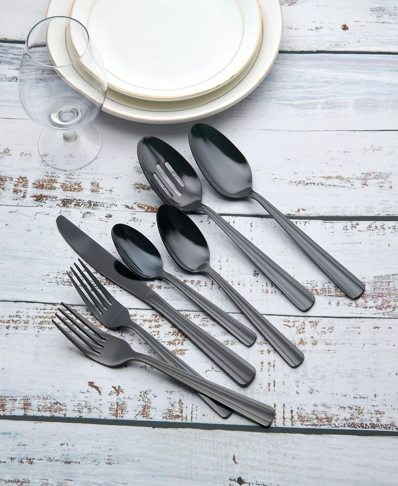 Ornative Alicja 42 Piece Flatware Set with Wire Caddy