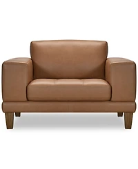 Niebee 52" Leather Chair, Created for Macy's