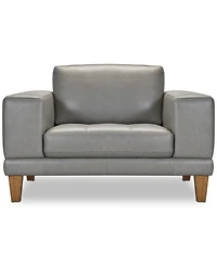 Niebee 52" Leather Chair, Created for Macy's