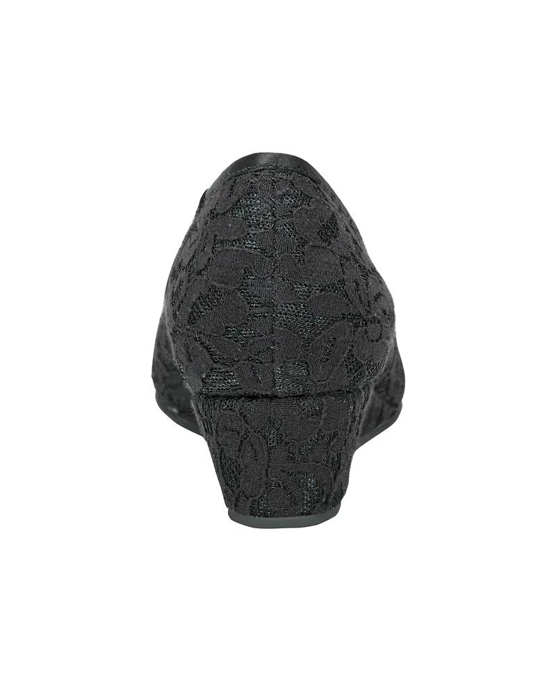 Bandolino Women's Candra Peep Toe Wedge Dress Pumps