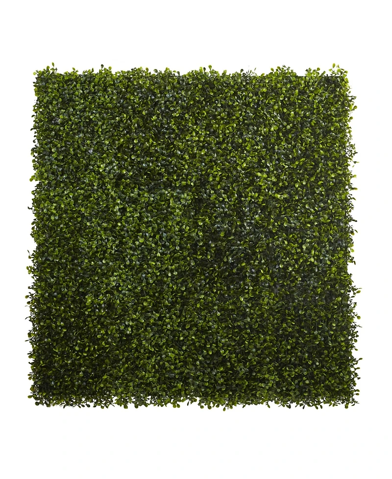 Slickblue Boxwood Mat for Versatile Green Wall Decor (Set of 12)
