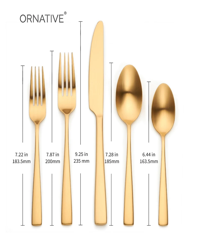 Ornative Adila 20 Piece Flatware Set, Service for 4