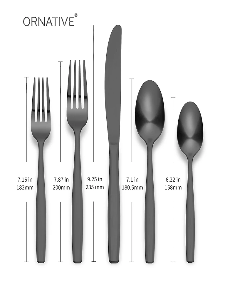 Ornative Amias 20 Piece Flatware Set
