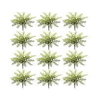 Slickblue Maidenhair Fern Artificial Plant for Elegant Indoor Decor (Set of 12)
