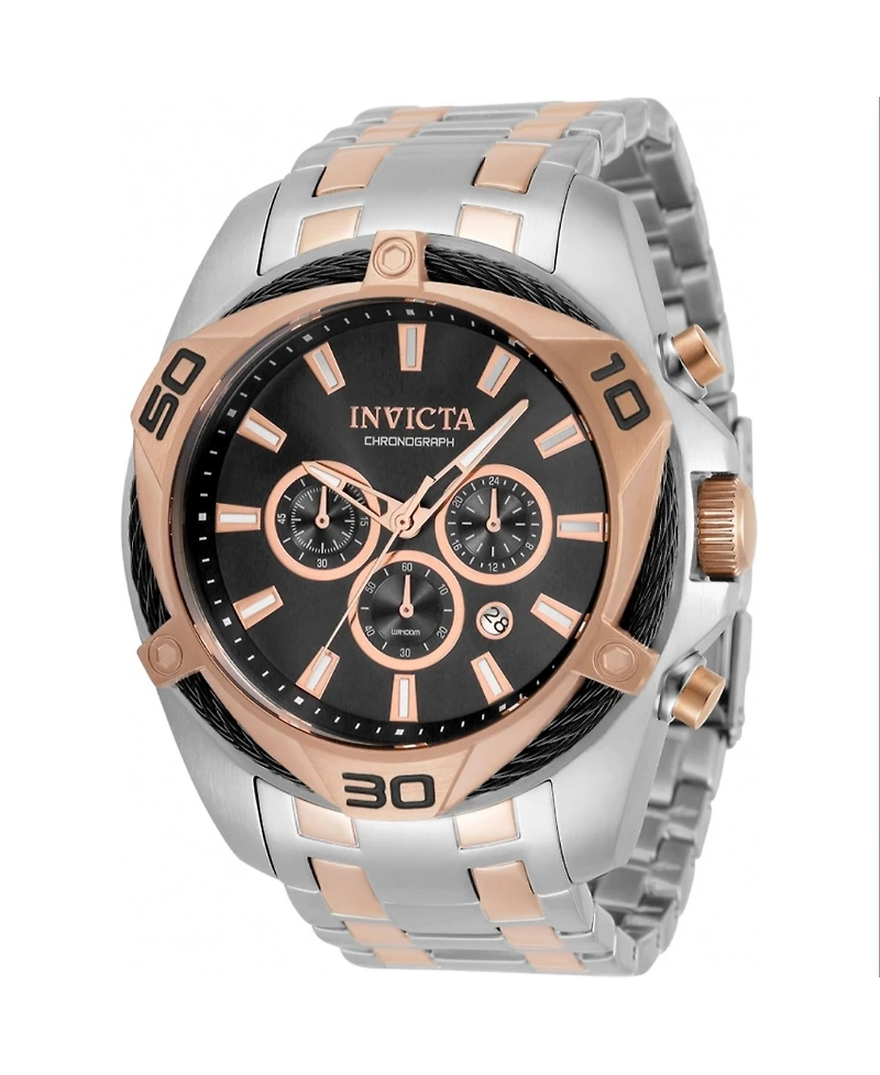 Invicta Men's 34129 Bolt Quartz Chronograph Black Dial Watch