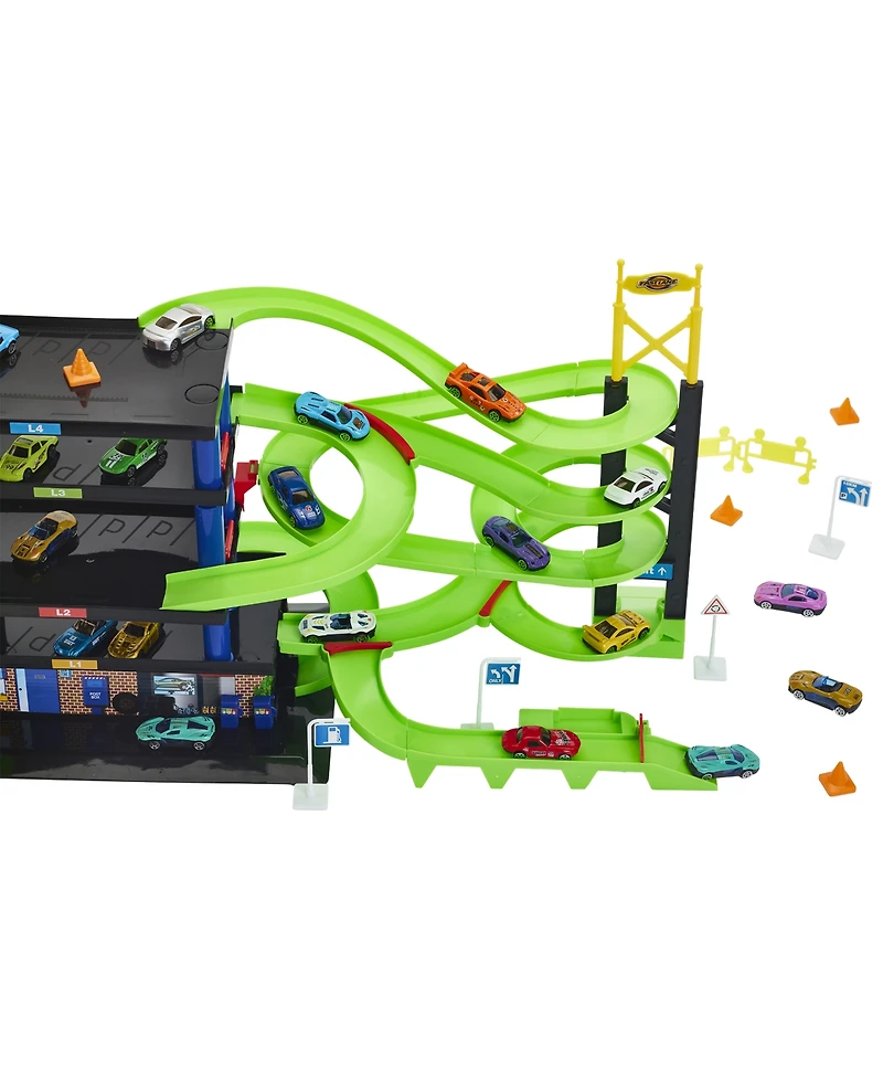 Fast Lane Parking Garage Bundle 50Pc Set, Created for You by Toys R Us