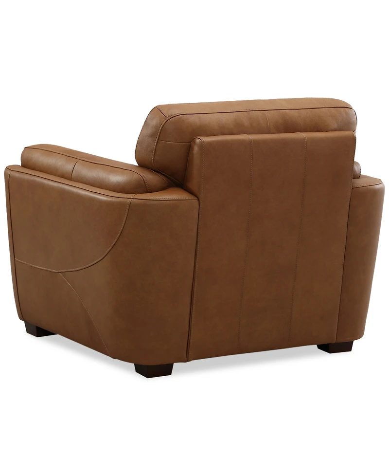 Closeout! Korder Leather Chair, Created for Macy's
