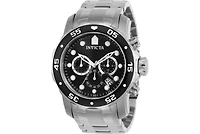 Invicta Men's 0069 Pro Diver Quartz Chronograph Black Dial Watch