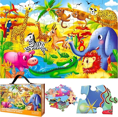 Quokka 2x3 Ft Giant Floor Puzzles for Kids Ages 4-6