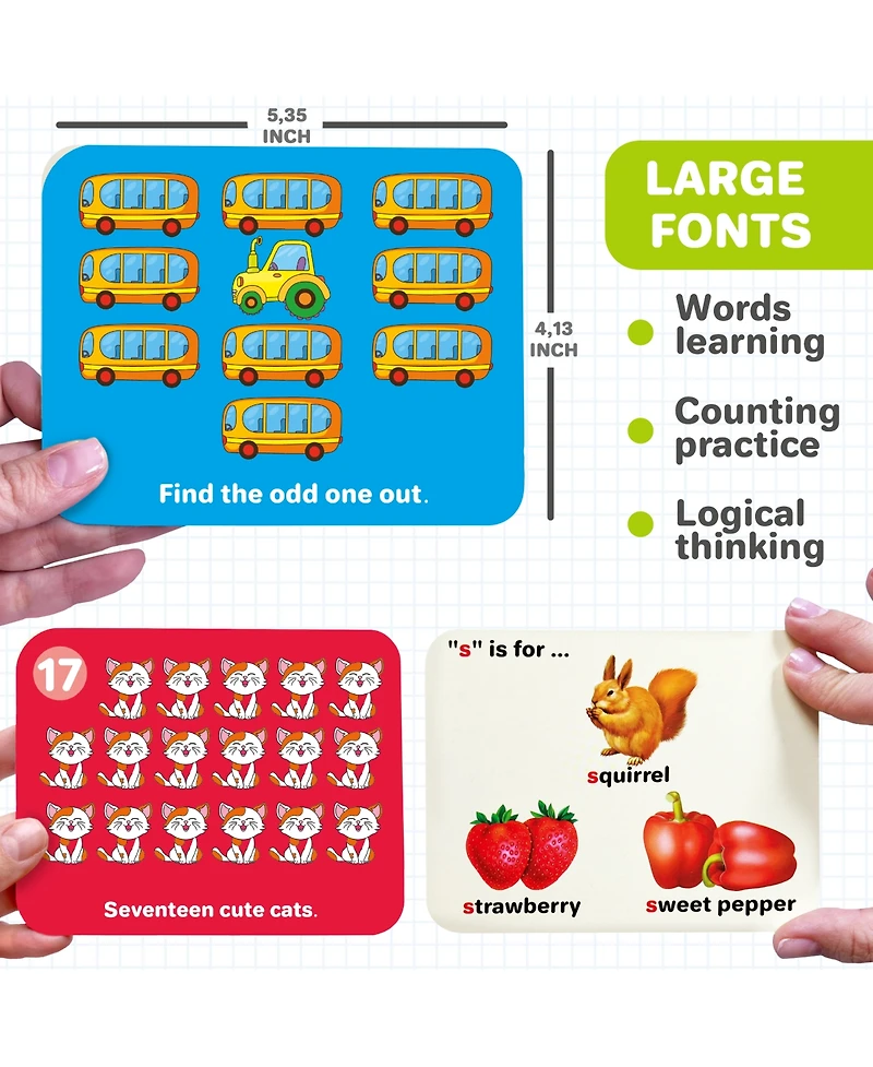 Quokka Abc Learning Flash Cards for Toddlers 2-4 Years Old