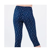 Calypsa Women's Capri Swim Leggings