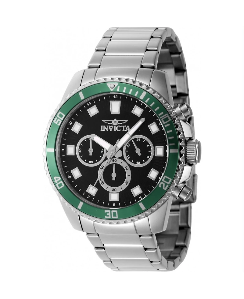 Invicta Men's 46051 Pro Diver Quartz Chronograph Black Dial Watch