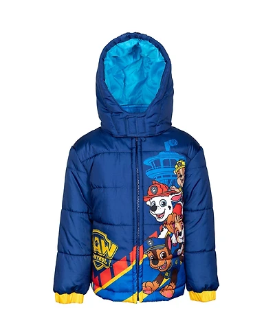 Paw Patrol Toddler Boys Zip Up Winter Coat Puffer Jacket