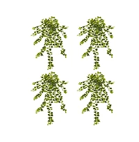 Slickblue Ivy Artificial Hanging Plant Lifelike Faux Greenery for Elegant Home Decor (Set of 4)