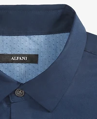 Alfani Men's Modern Classic-Fit Stretch Solid Button-Down Shirt, Created for Macy's