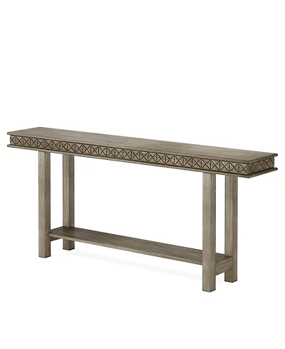 Tribesigns 70.9-Inch Extra Long Console Table, Wood Sofa Table Behind Couch Narrow Long, 2-Tier Entryway Accent Table with Storage for Living Room, Ha
