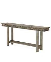 Tribesigns 70.9-Inch Extra Long Console Table, Wood Sofa Table Behind Couch Narrow Long, 2-Tier Entryway Accent Table with Storage for Living Room, Ha