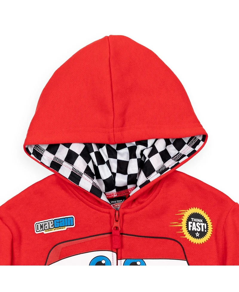Disney Boys Winnie the Pooh Incredibles Cars Fleece Zip Up Cosplay Hoodie to (18 Months - 18-20)