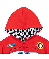 Disney Boys Winnie the Pooh Incredibles Cars Fleece Zip Up Cosplay Hoodie to (18 Months - 18-20)