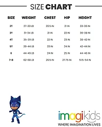 Pj Masks Boys Fleece Half Zip Hoodie