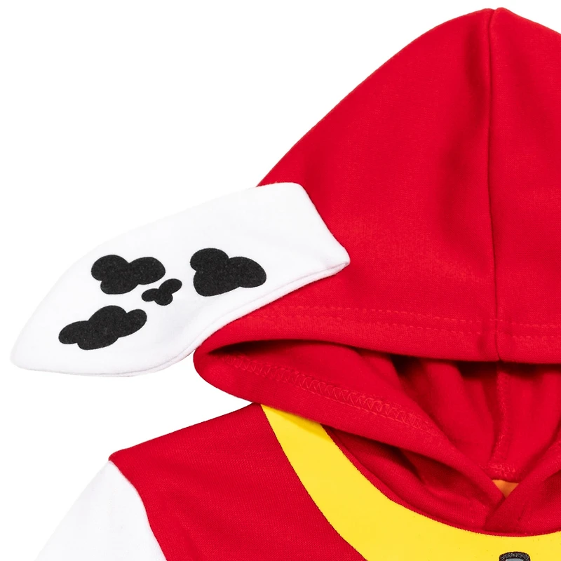 Paw Patrol Toddler Boys Marshall Fleece Cosplay Pullover Hoodie
