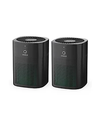 Chivalz 2 Pack Air Purifiers for Bedroom, Air Purifiers for Home Bedroom, Quiet Air Cleaner with 24dB Sleep Mode, True Hepa Filter for Pet