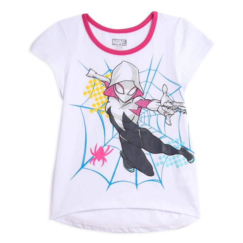 Spider-Man Girls Marvel 2 Pack T-Shirts