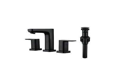 Casainc Drop-In 2-handle Bathroom Faucet with Drain Assembly