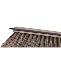 Superio Brush & Dustpan Set, Synthetic Grey White Bristles with Plastic