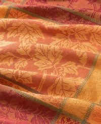 Elrene Maplewood Jacquard Harvest Cotton Round Tablecloth, 70"