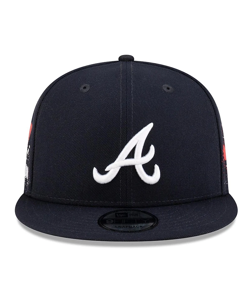 Guy Fieri's Flavortown x Mlb Men's Navy Atlanta Braves 9FIFTY Snapback Hat