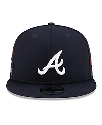 Guy Fieri's Flavortown x Mlb Men's Navy Atlanta Braves 9FIFTY Snapback Hat