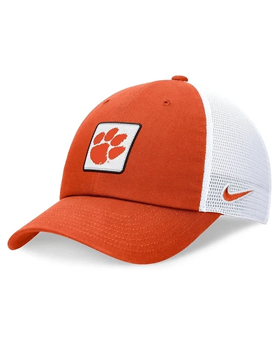 Nike Men's Orange/White Clemson Tigers Primetime Club Trucker Adjustable Hat