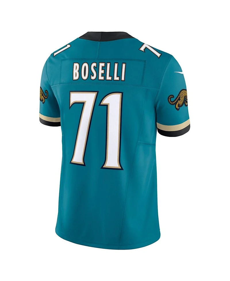 Nike Men's Tony Boselli Teal Jacksonville Jaguars Prowler Throwback Vapor F.u.s.e. Limited Retired Player Jersey
