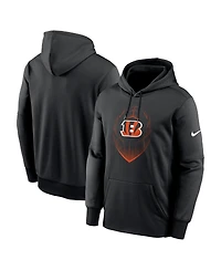 Nike Men's Black Cincinnati Bengals Icon Performance Pullover Hoodie