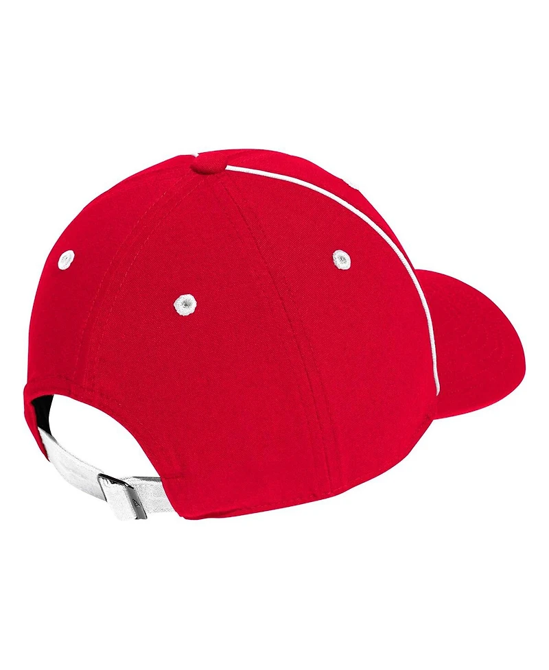 Adidas Men's Red Nc State Wolfpack Locker Room Athlete Pack Slouch Adjustable Hat