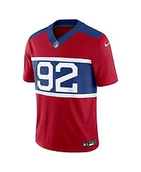 Nike Men's Michael Strahan Century Red New York Giants Alternate Vapor F.u.s.e. Retired Player Limited Jersey