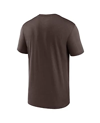 Nike Men's Brown San Diego Padres Fuse Legend T-Shirt