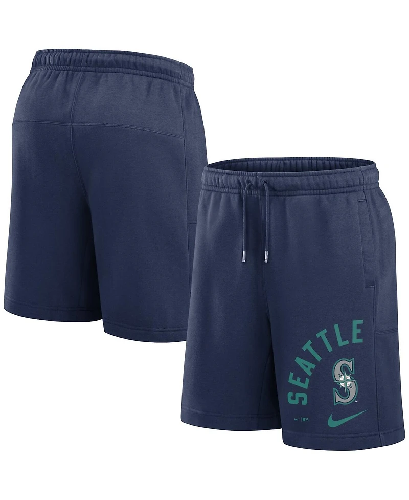 Nike Men's Navy Seattle Mariners Arched Kicker Shorts