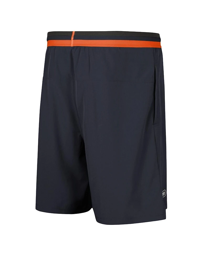 Outerstuff Men's Navy Chicago Bears Cool Down Tri-Color Elastic Training Shorts