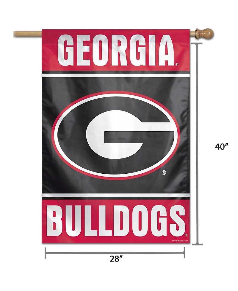 Wincraft Georgia Bulldogs 28" x 40" Wordmark Single-Sided Vertical Banner