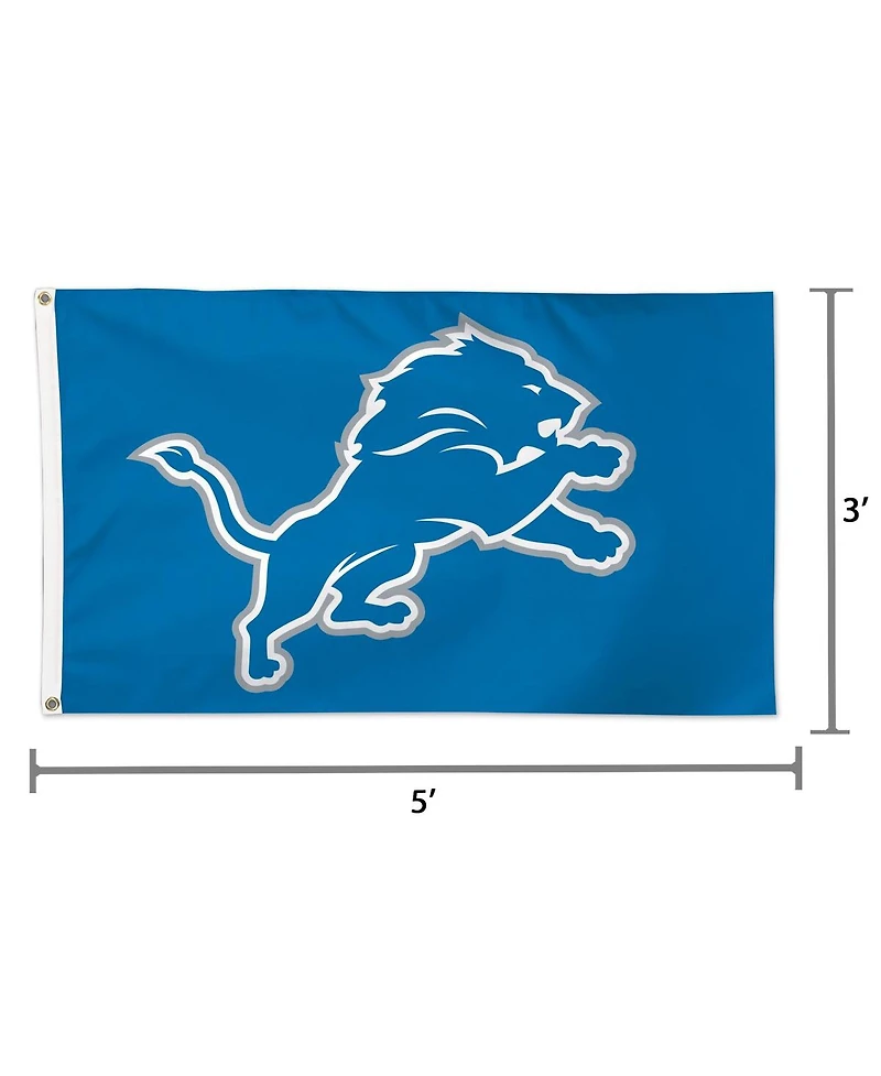 Wincraft Detroit Lions Single-Sided 3' x 5' Deluxe Mascot Flag