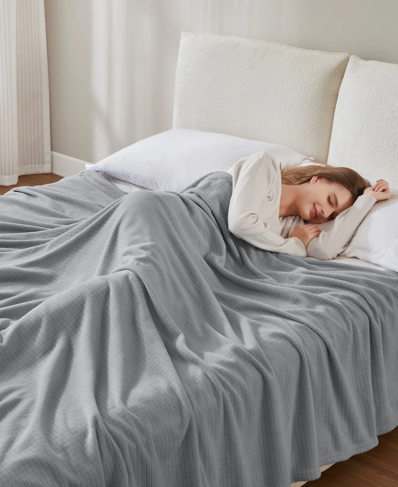 Madison Park Microfleece Blanket, Full/Queen