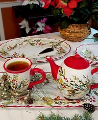 Certified International Christmas Gatherings Teapot
