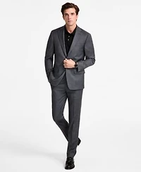 Calvin Klein Mens Slim Fit Wool Blend Stretch Suit Separates