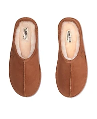 Fireside By Dearfoams Women's Greta Genuine Shearling Clog Slipper