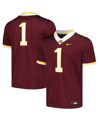 Nike Men's 1 Maroon Minnesota Golden Gophers Untouchable Football Replica Jersey